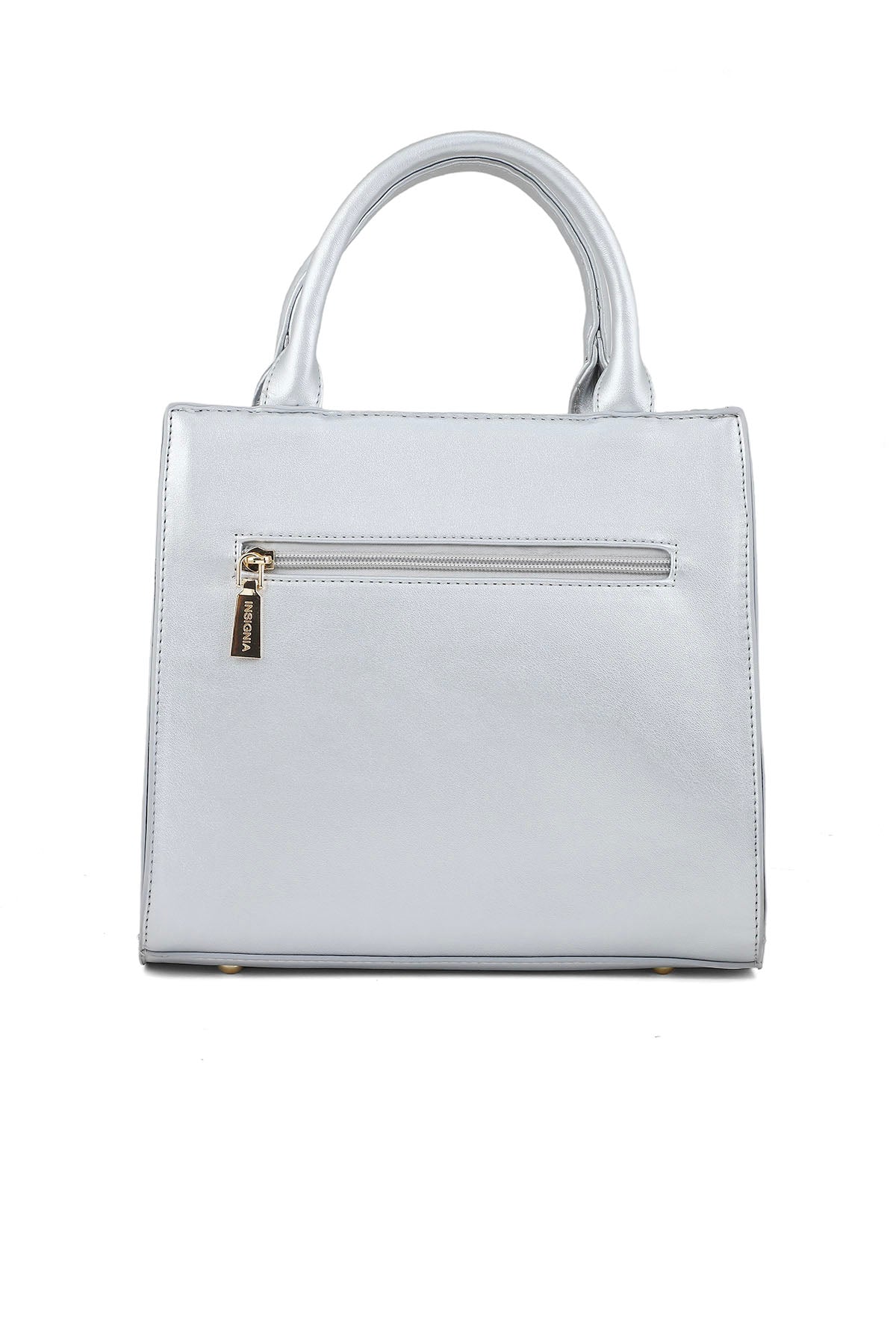 Formal Tote Hand Bags B15066-Silver
