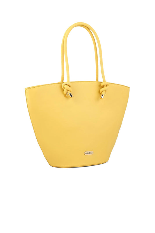 Bucket Hand Bags B15077-Yellow