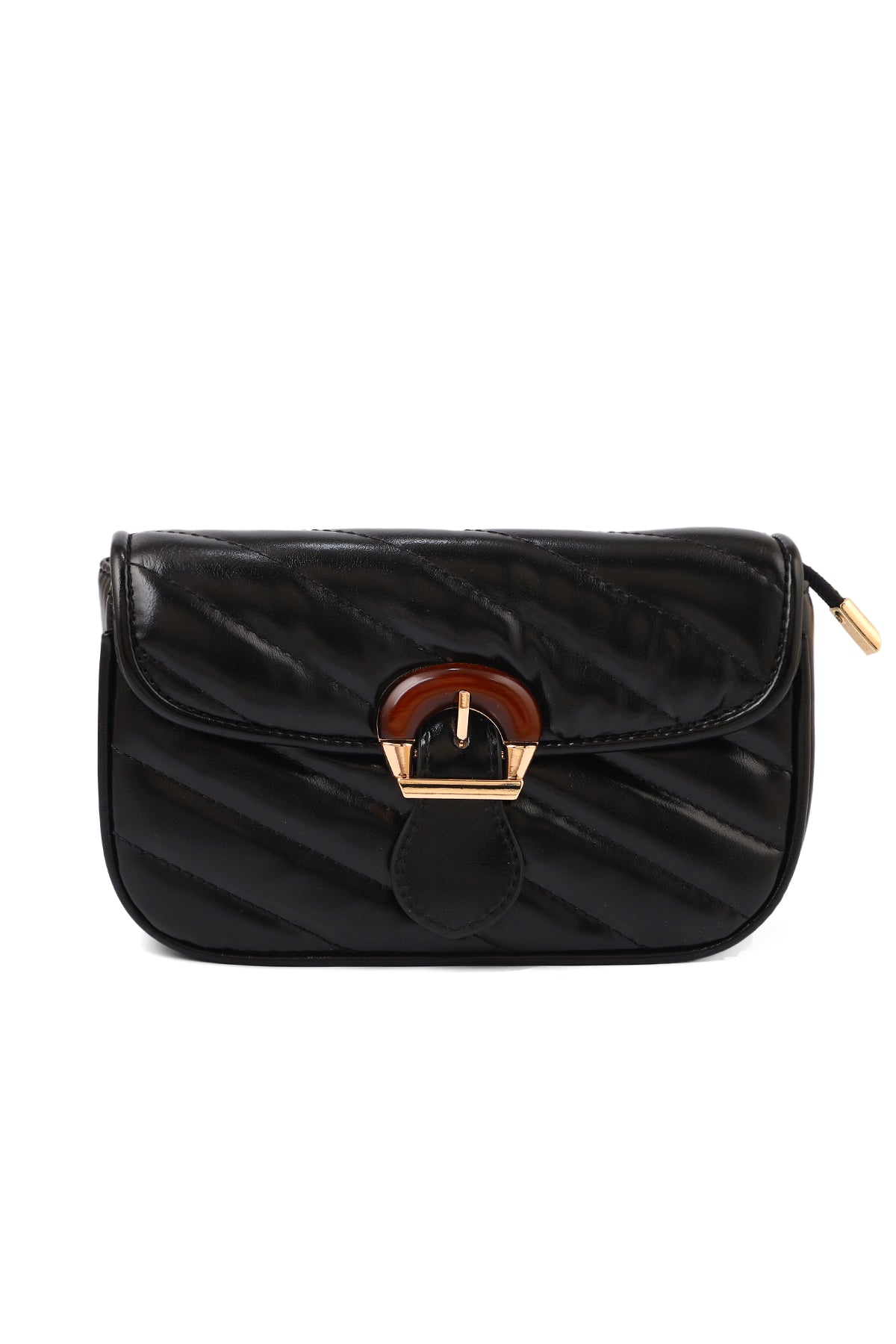 Baguette Shoulder Bags B15085-Black
