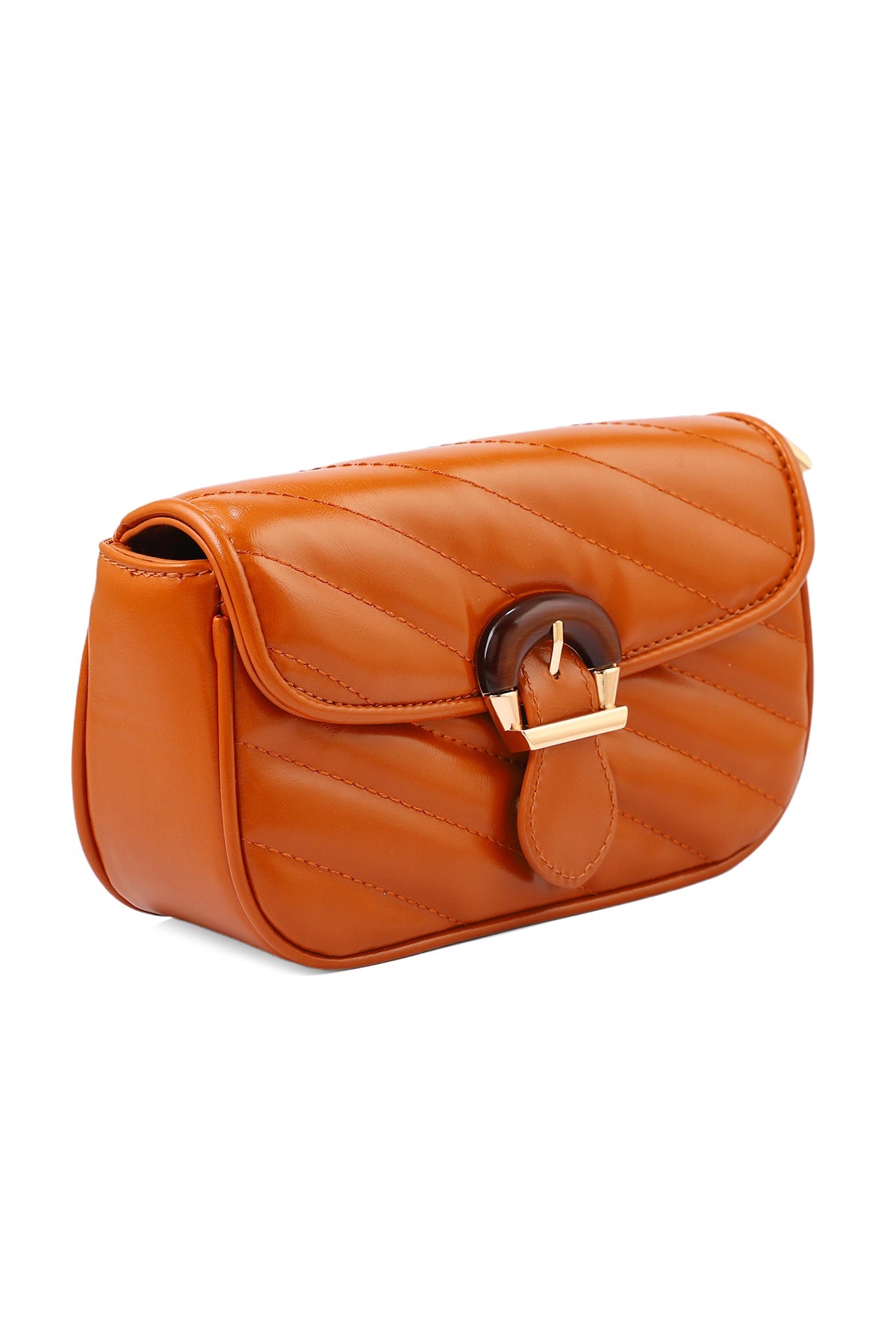 Baguette Shoulder Bags B15085-Brown