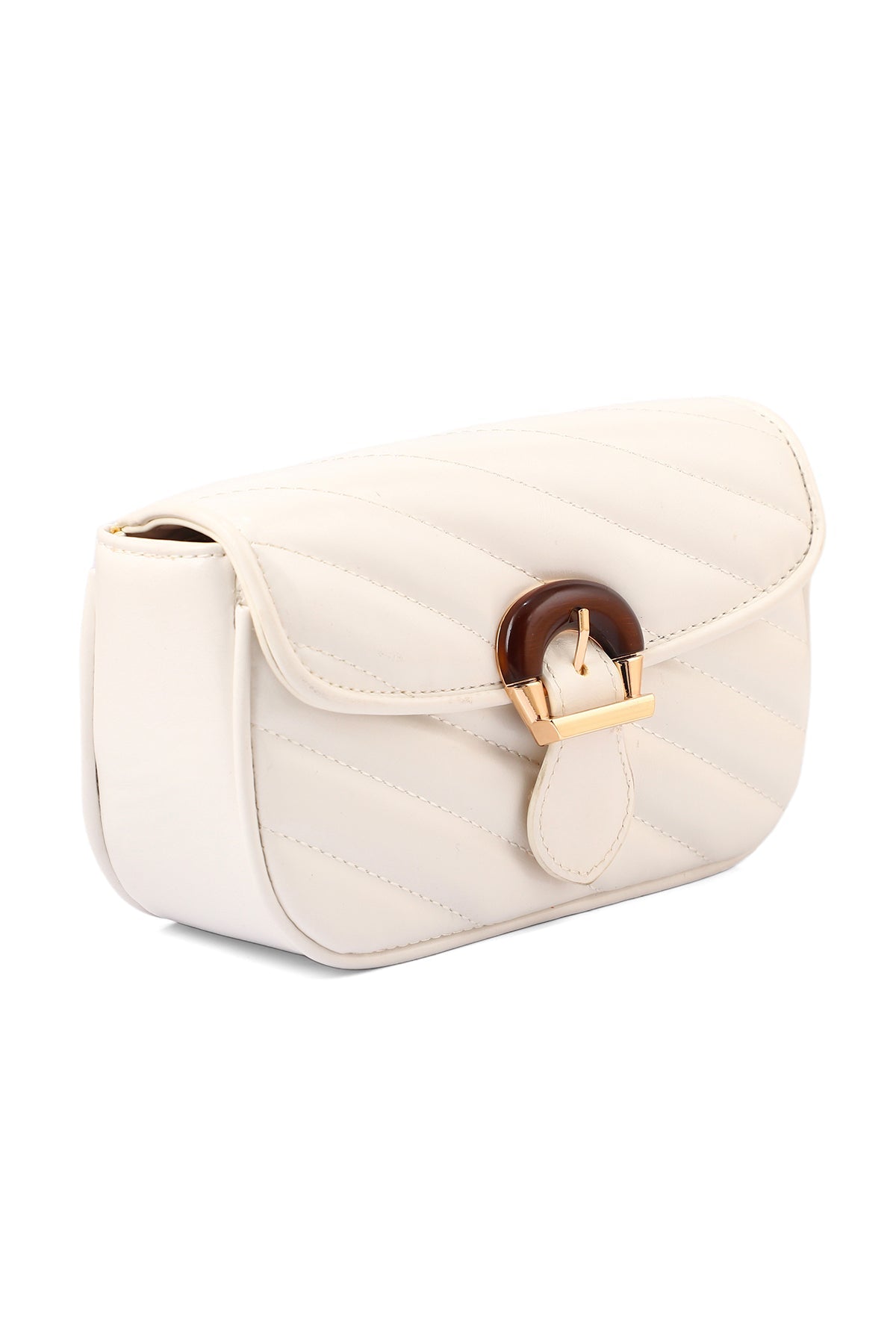 Baguette Shoulder Bags B15085-White
