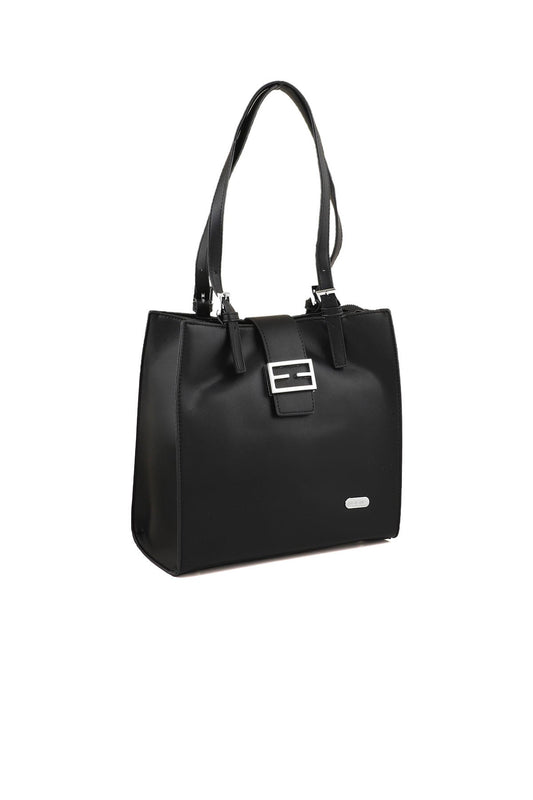Casual Tote Hand Bags B15087-Black