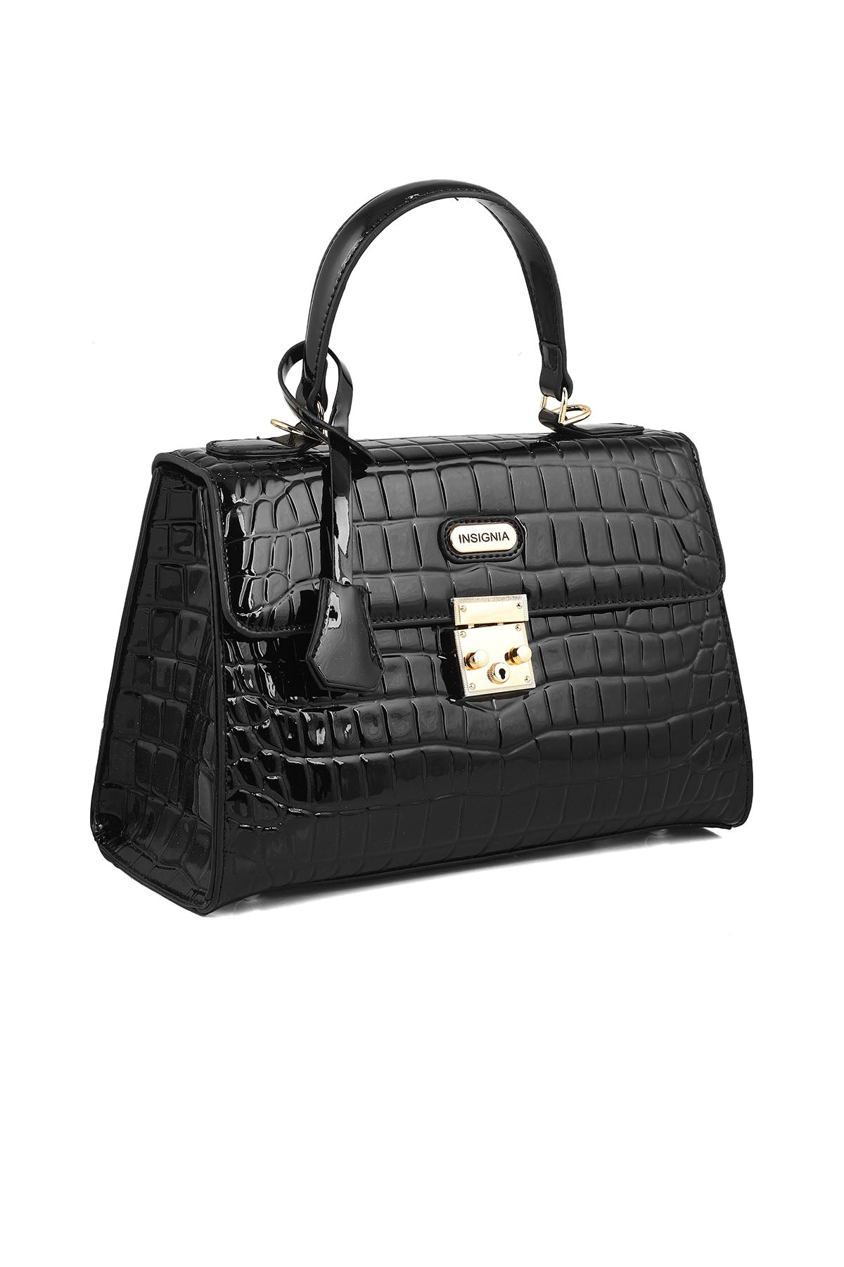 Top Handle Hand Bags B15090-Black