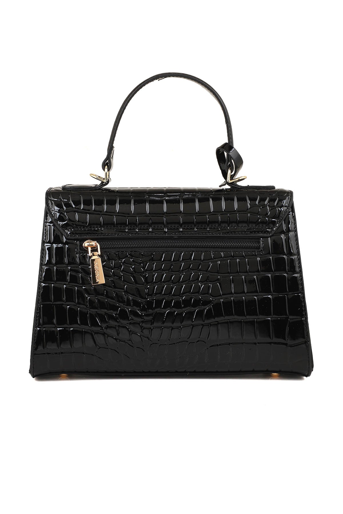 Top Handle Hand Bags B15090-Black