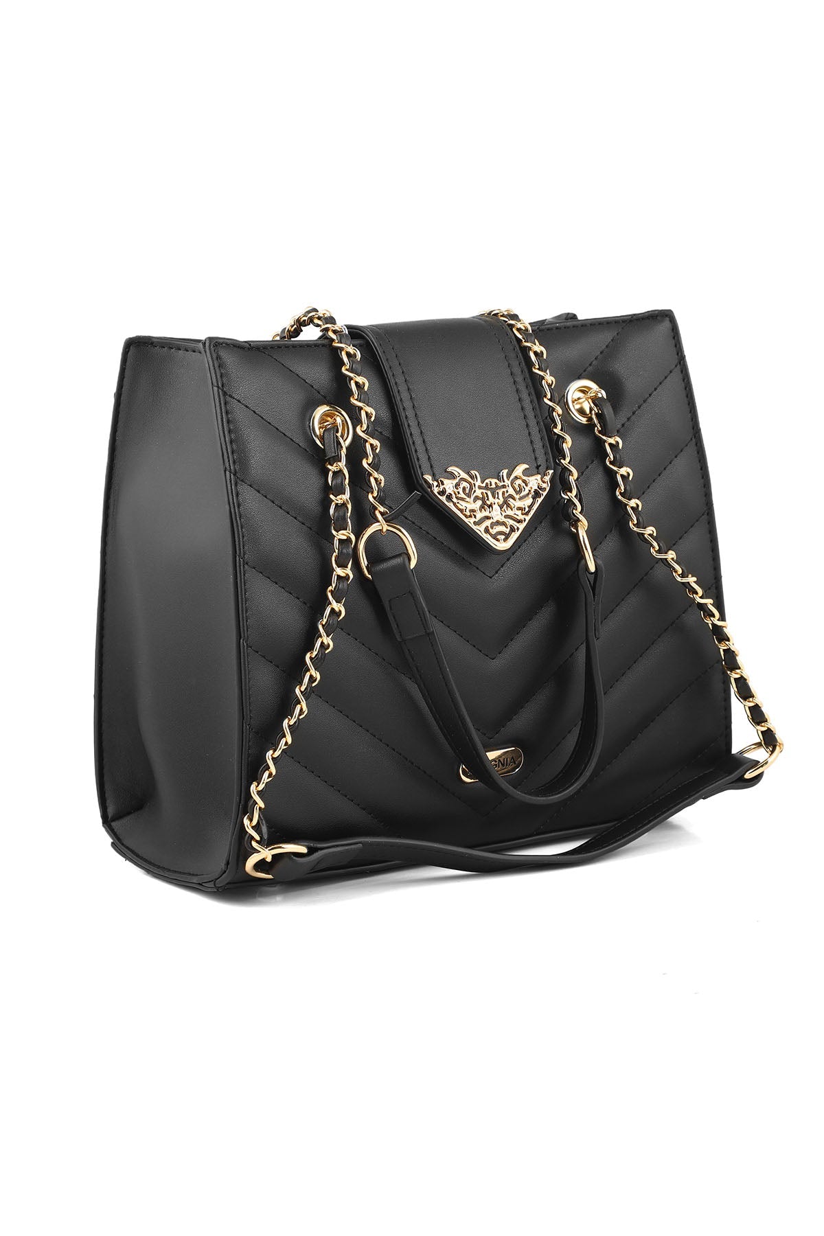 Baguette Shoulder Bags B15127-Black