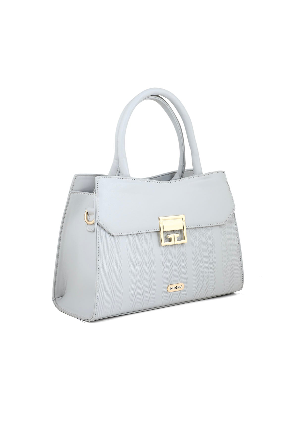Top Handle Hand Bags B15132-Grey