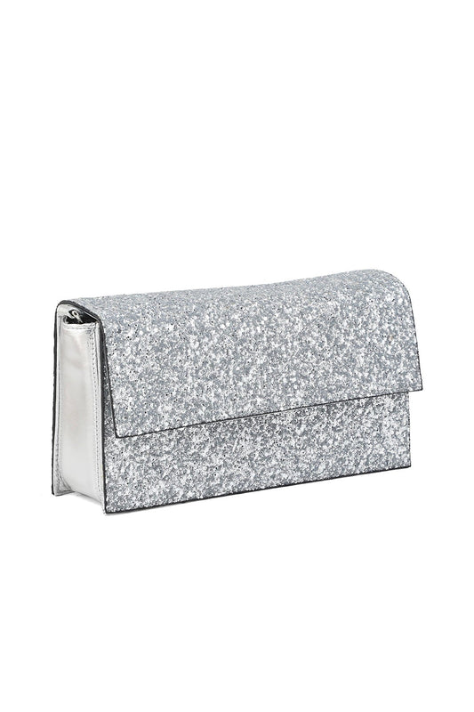 Flap Shoulder Bags B20753-Silver