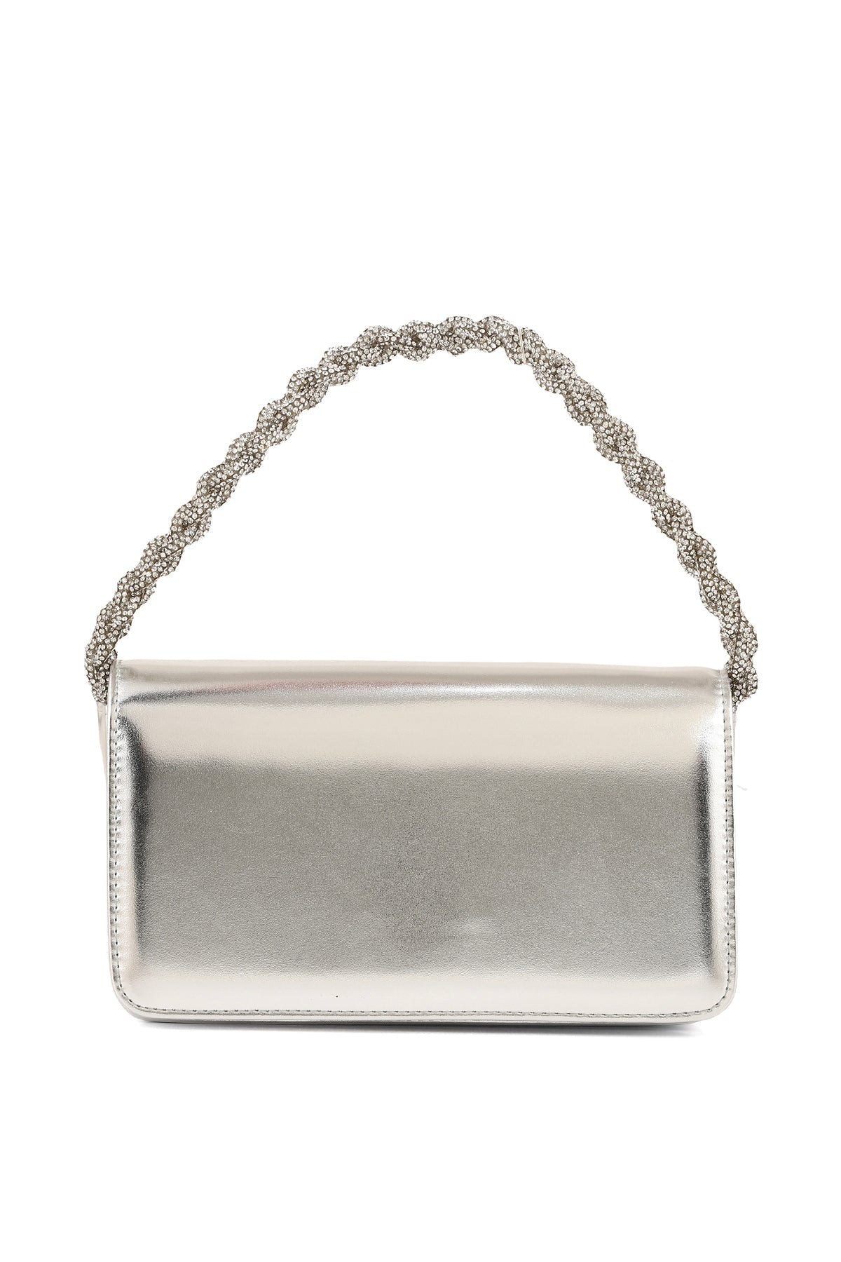 Baguette Shoulder Bags B20761-Silver