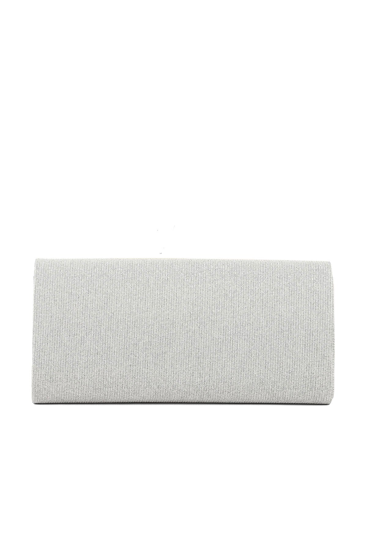 Flap Shoulder Bags B21586-Silver