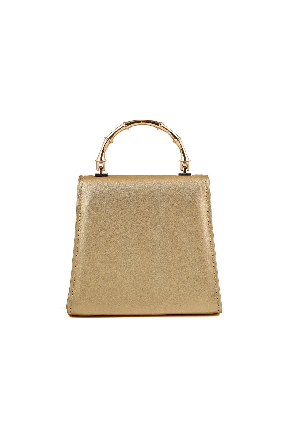 Top Handle Hand Bags B21592-Golden
