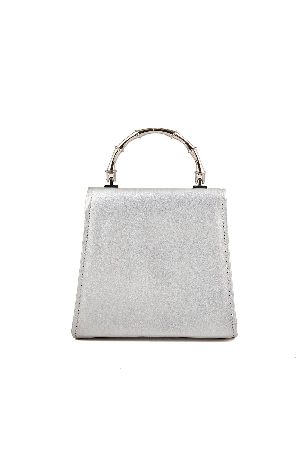Top Handle Hand Bags B21592-Silver