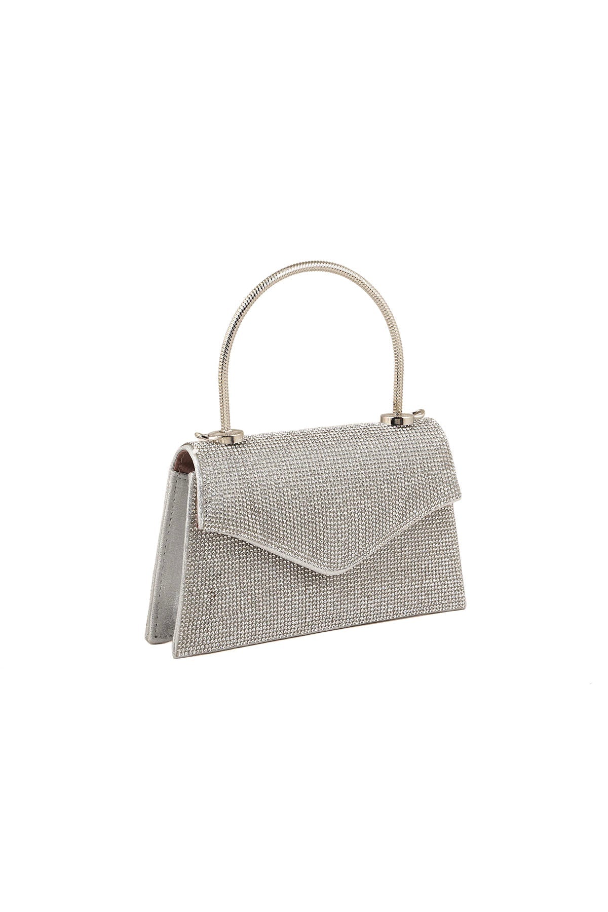 Top Handle Hand Bags B21603-Silver