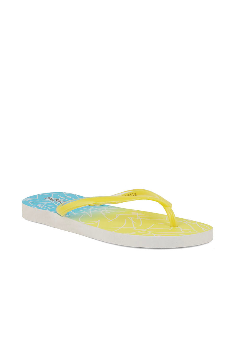 Casual Flip Flop I14112-Yellow