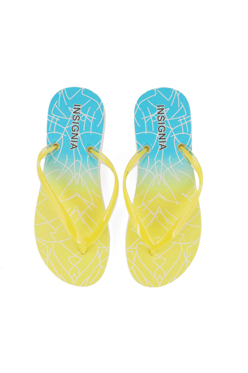Casual Flip Flop I14112-Yellow
