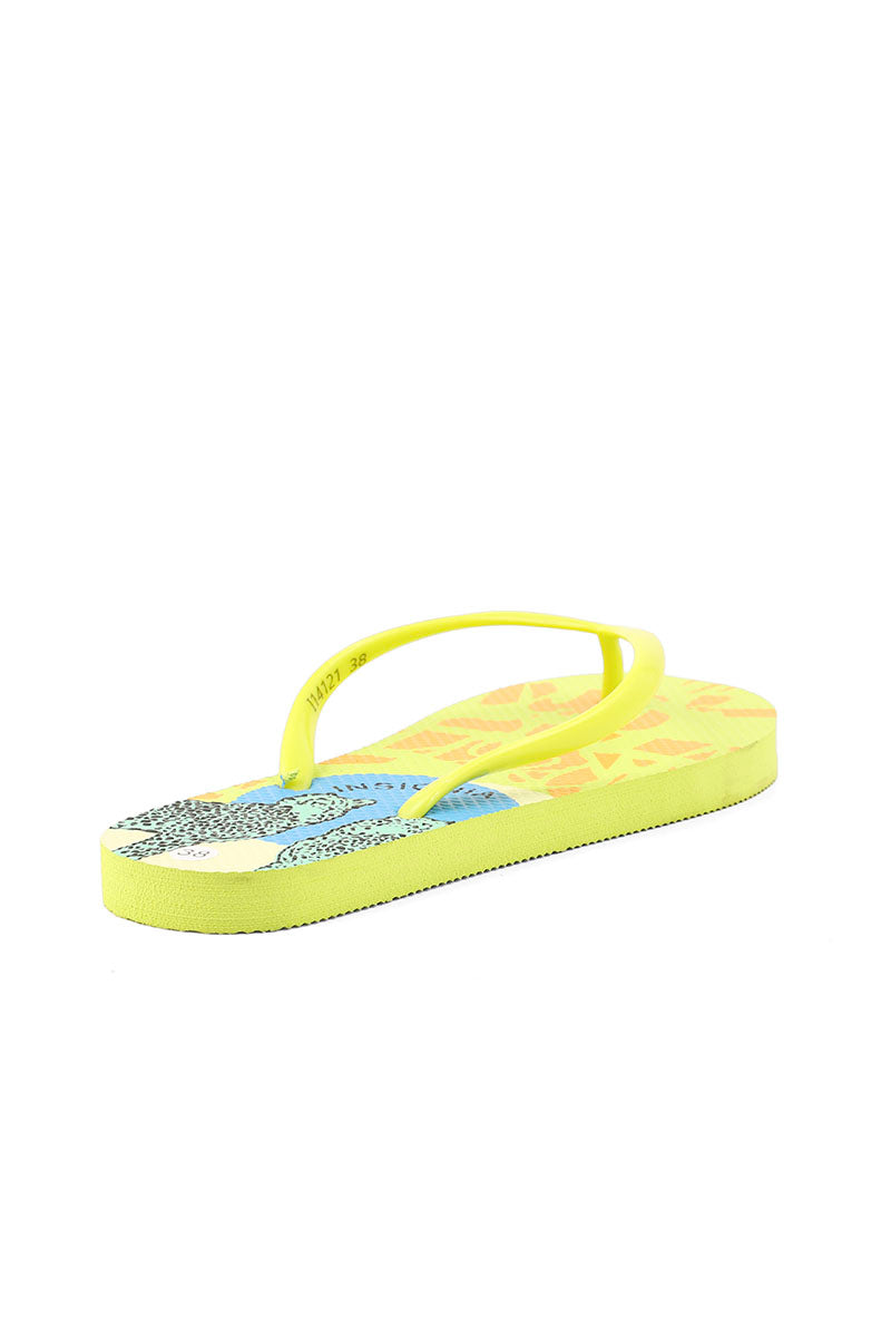 Casual Flip Flop I14121-Yellow