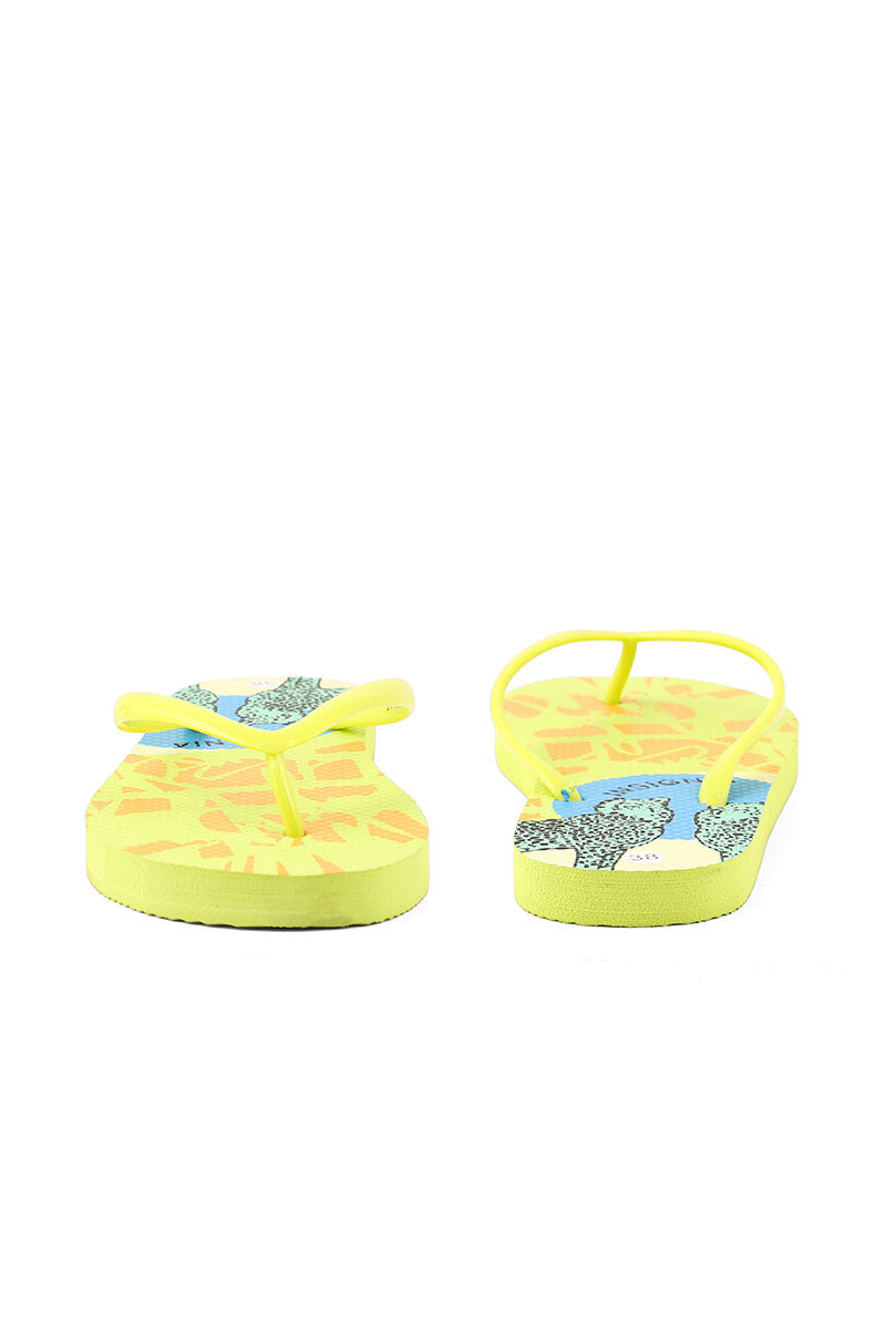 Casual Flip Flop I14121-Yellow