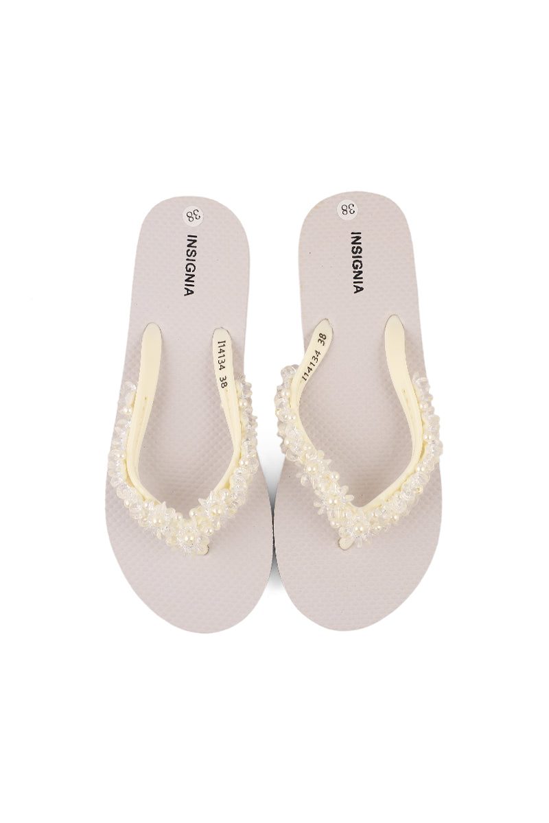 Casual Flip Flop I14134-White