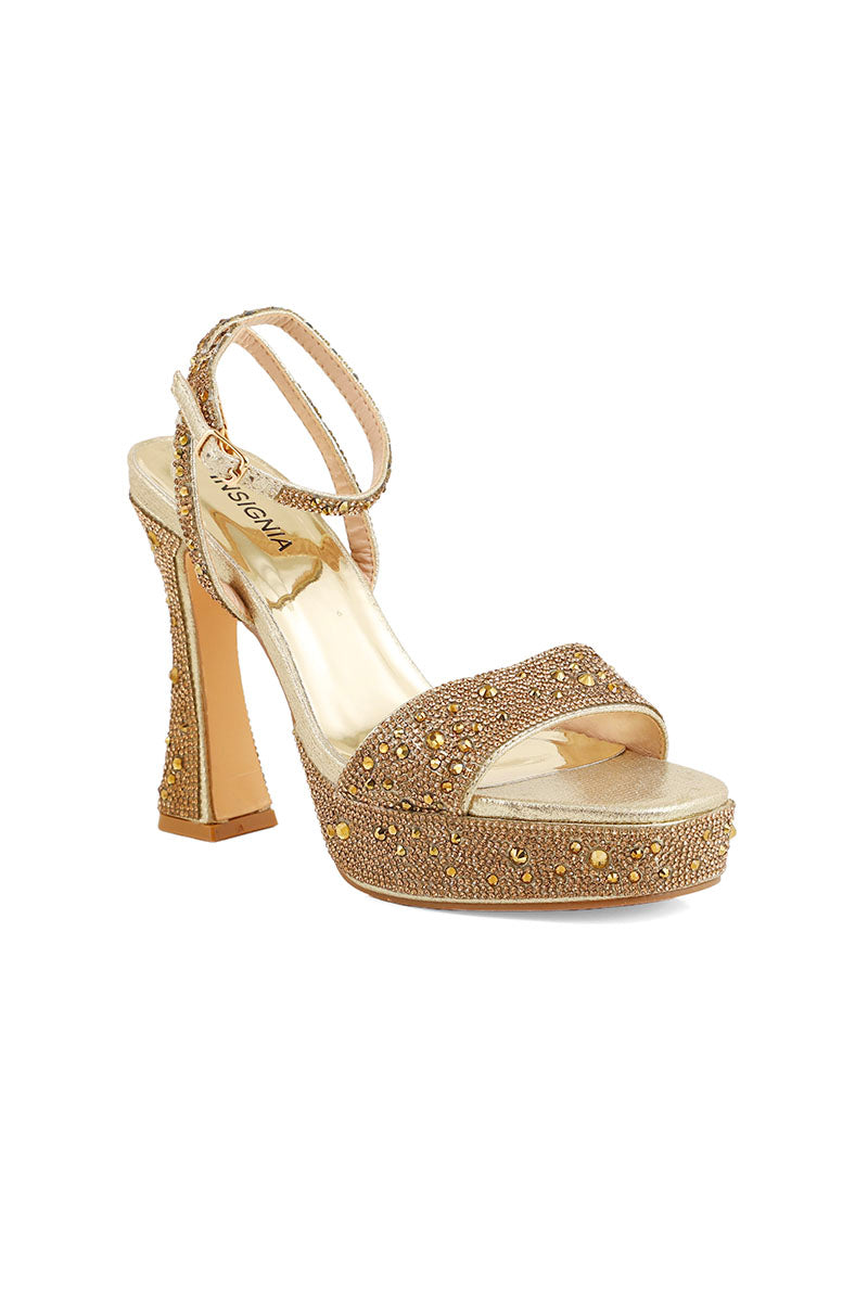 Party Wear Sandal I23456-Golden