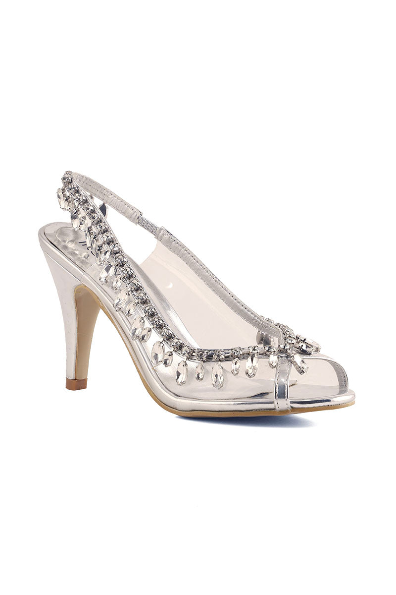 Party Wear Sandal I23554-Silver – Insignia PK