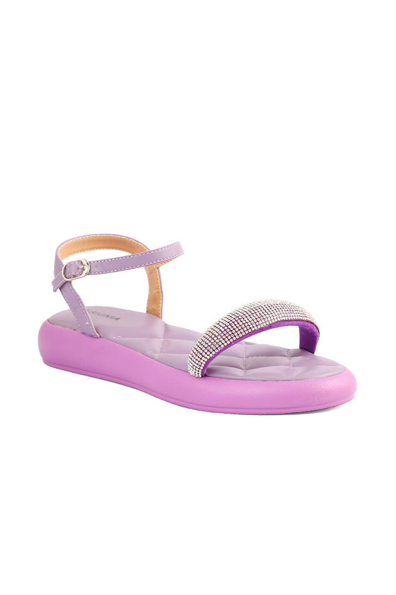 Party Wear Sandal I23689-Purple
