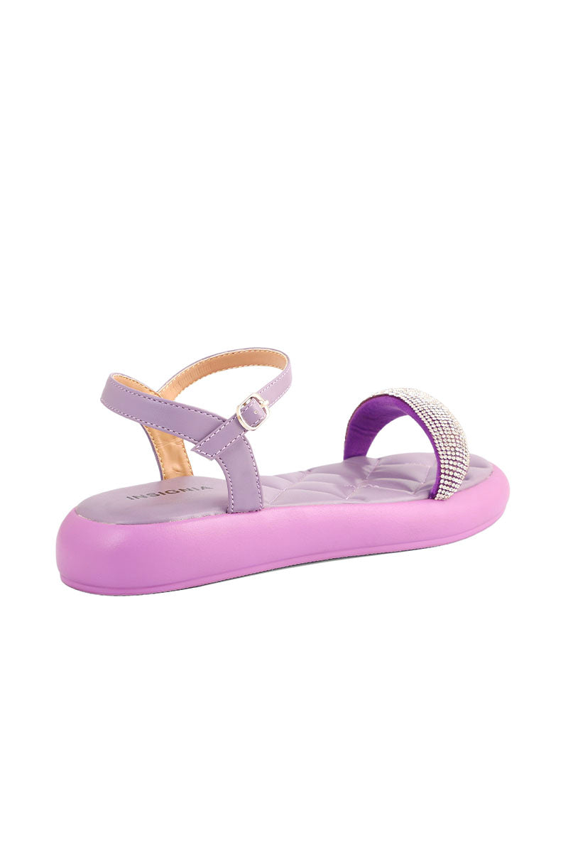 Party Wear Sandal I23689-Purple