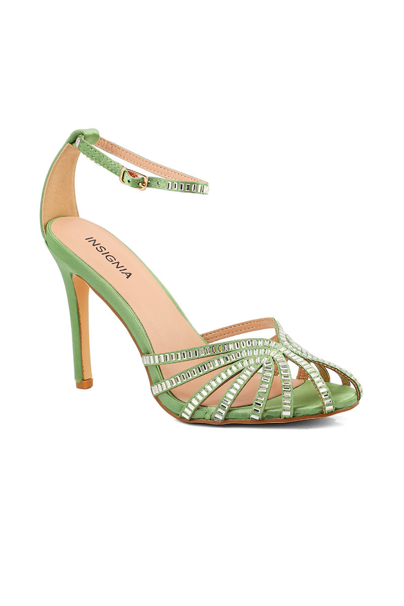 Party Wear Sandal I23703-Mint Green – Insignia PK