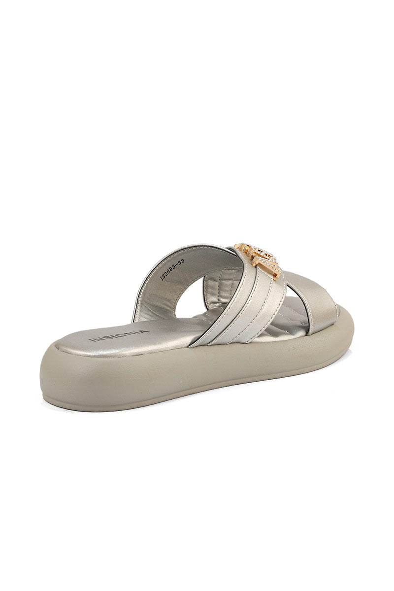 Casual Slip On I32883-Silver