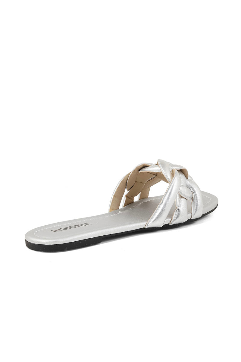 Casual Slip On I38572-Silver