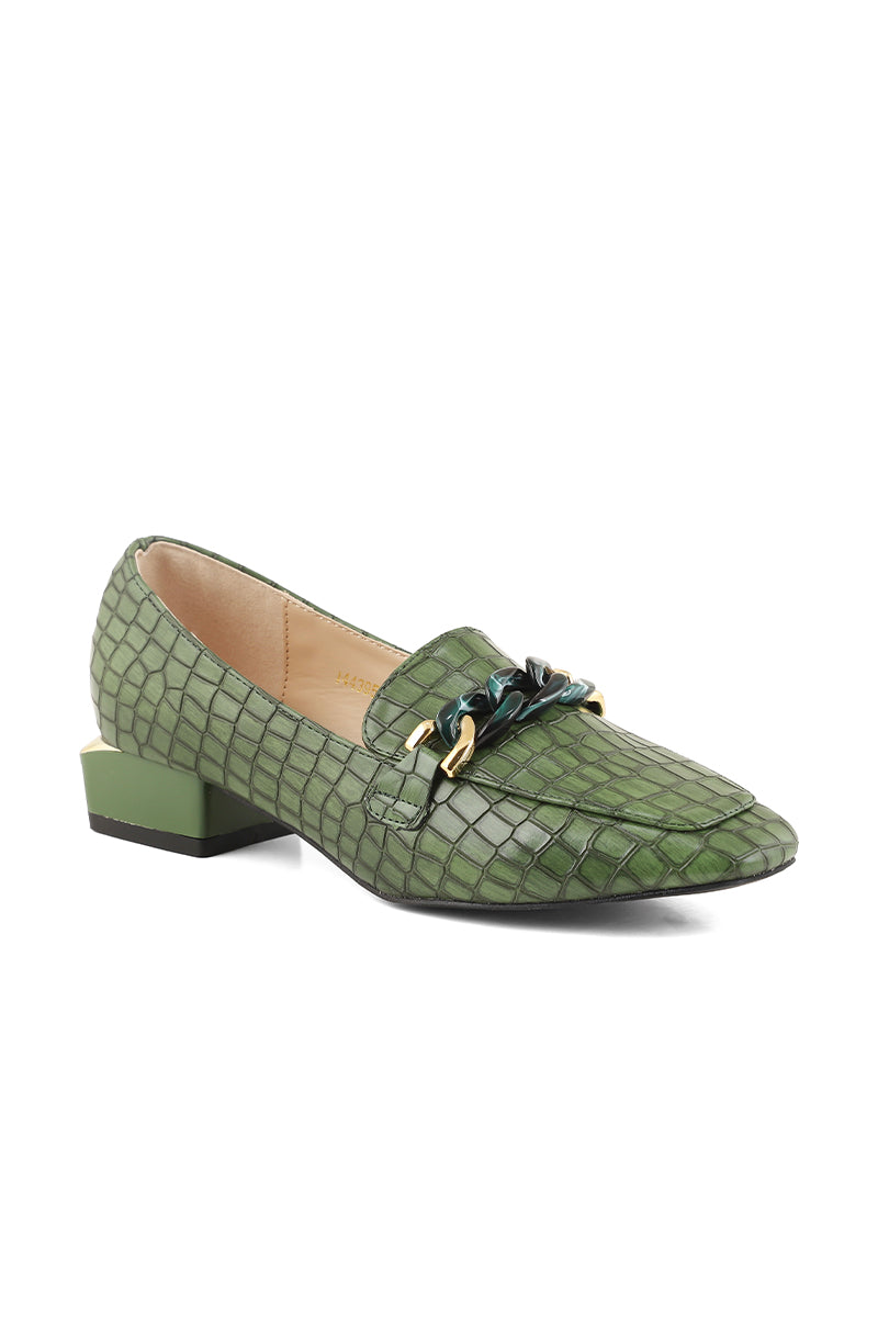 Formal Court Shoes I44395-Green