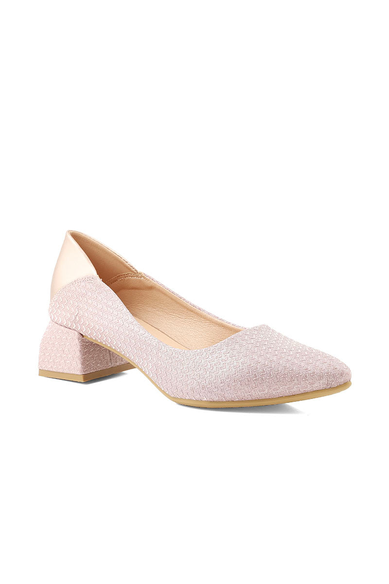 Party Wear Court Shoes I44434-Pink