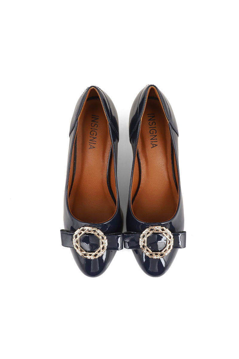 Formal Court Shoes I44435-Navy