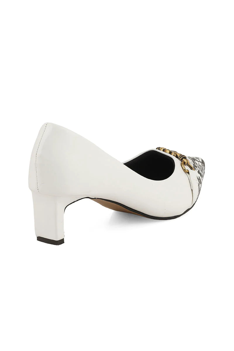 Formal Court Shoes I44437-White