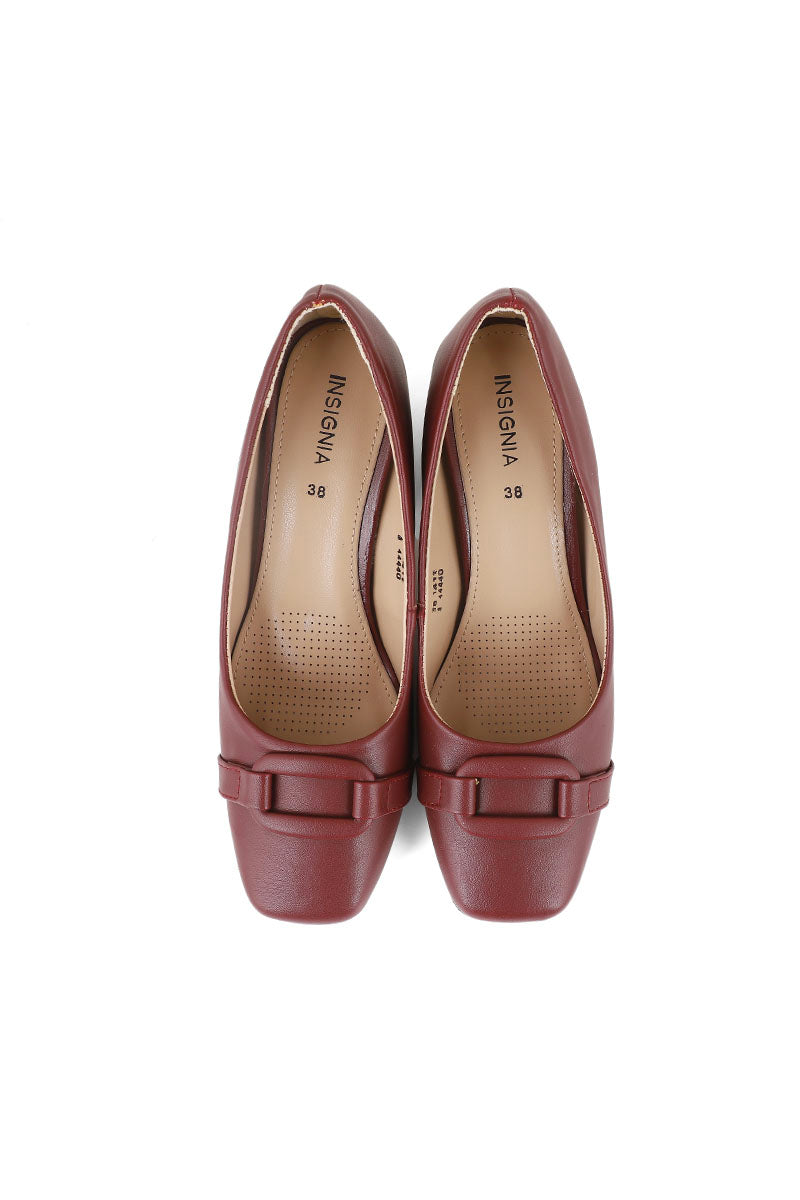 Formal Court Shoes I44440-Maroon