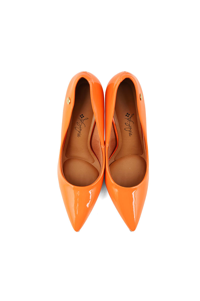 Formal Court Shoes I44443-Orange