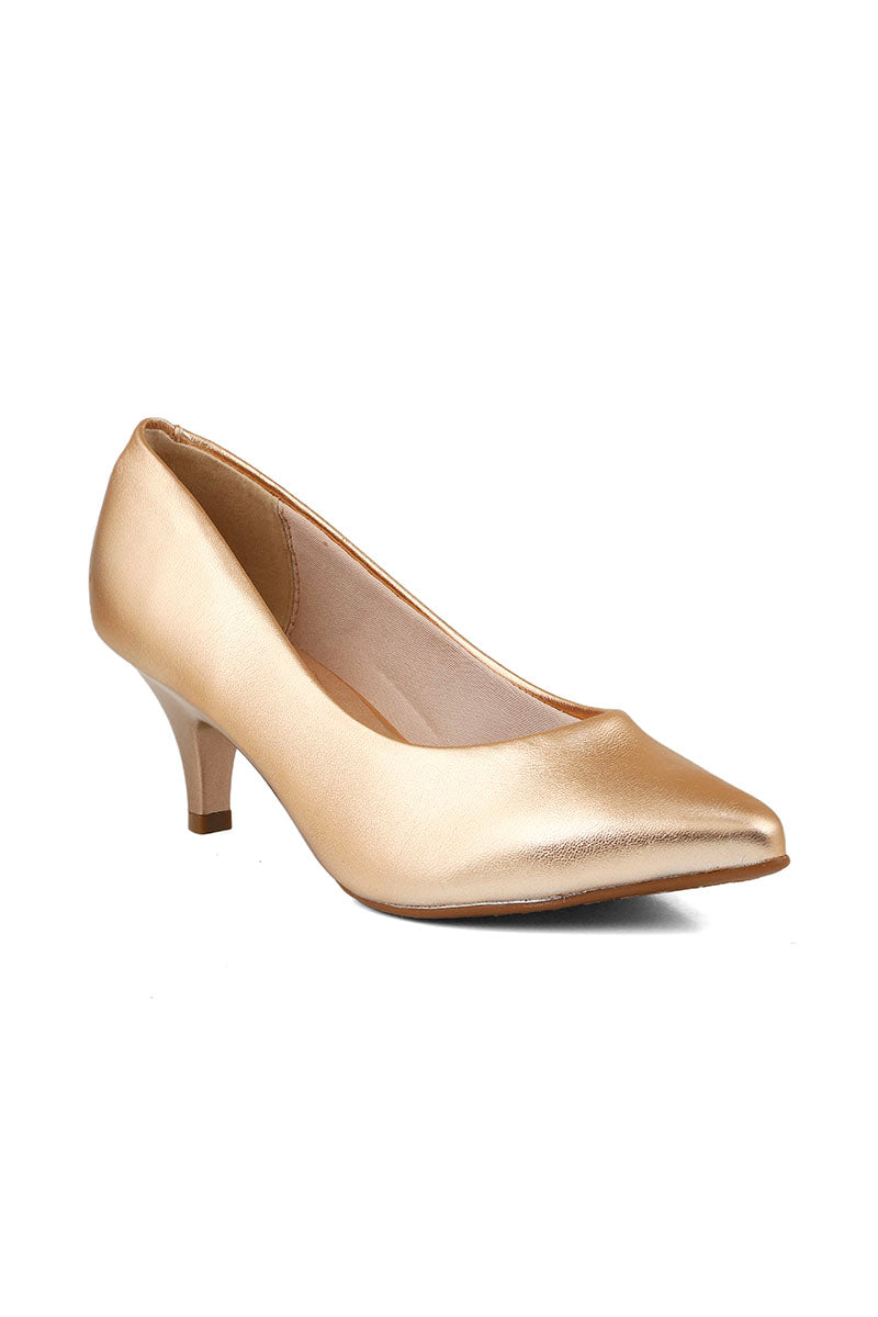 Formal Court Shoes I44447-Champagne