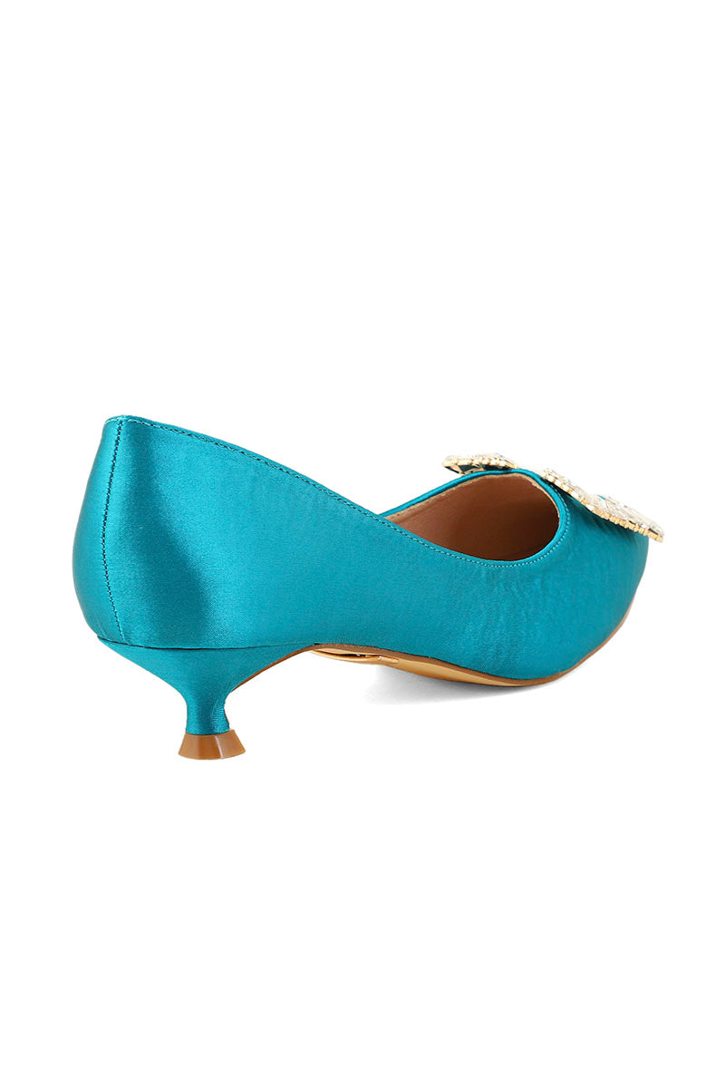 Party Wear Court Shoes I44448-Green