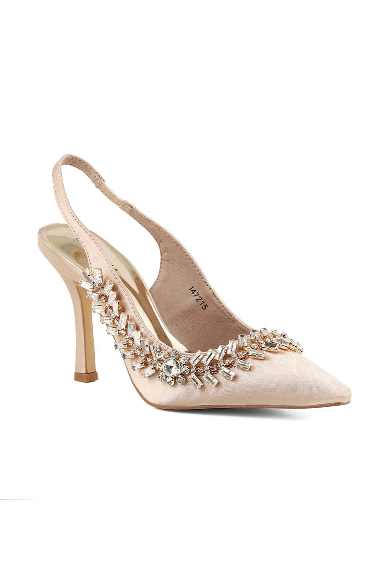 Party Wear Sling Back I47215-Fawn