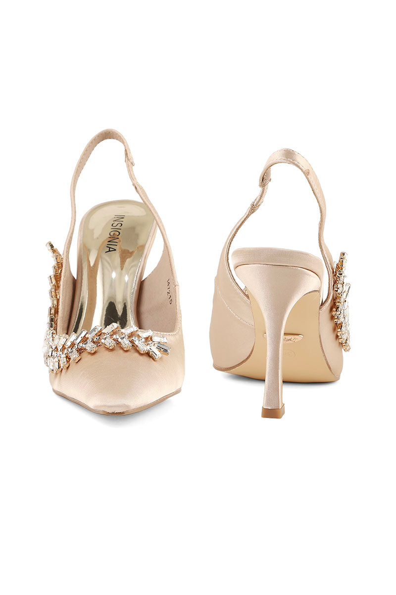 Party Wear Sling Back I47215-Fawn