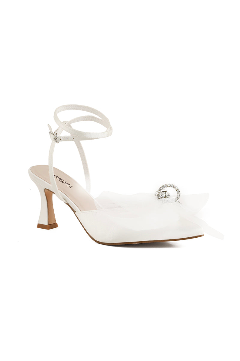 Party Wear Sling Back I47221-White