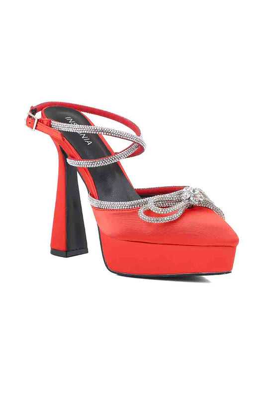 Party Wear Sling Back I47264-Red