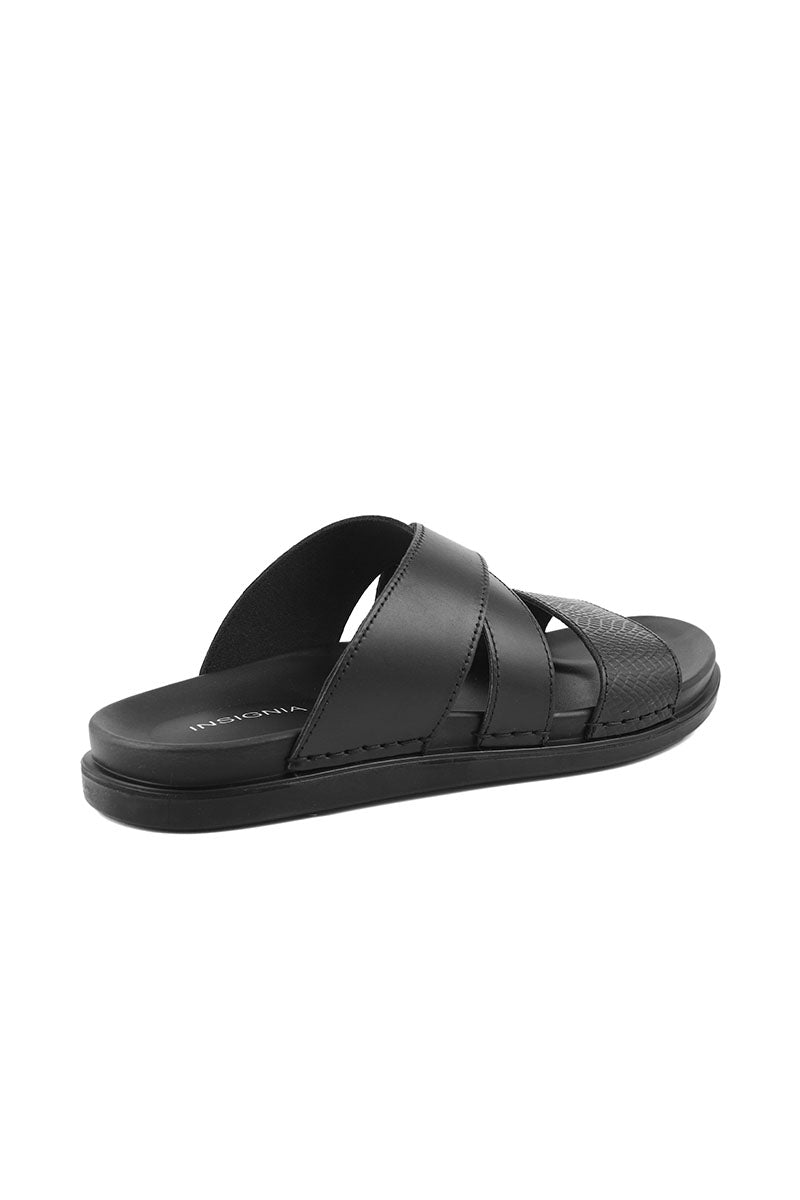 Men Casual Slipper M18043-Black