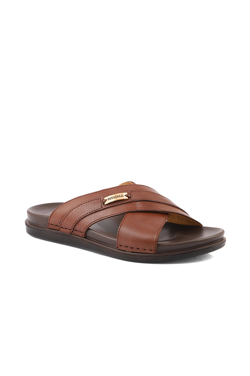 Men Casual Slipper M18044-Brown