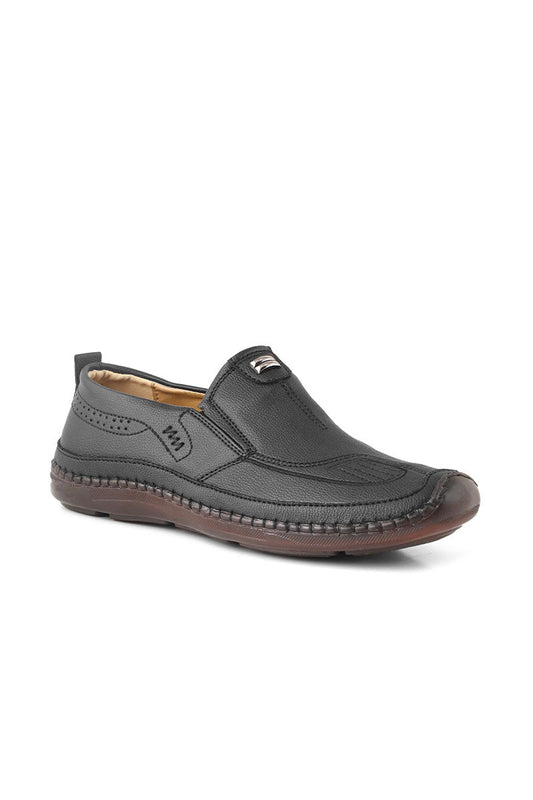 Men Casual Shoe/Moccs M22070-Black