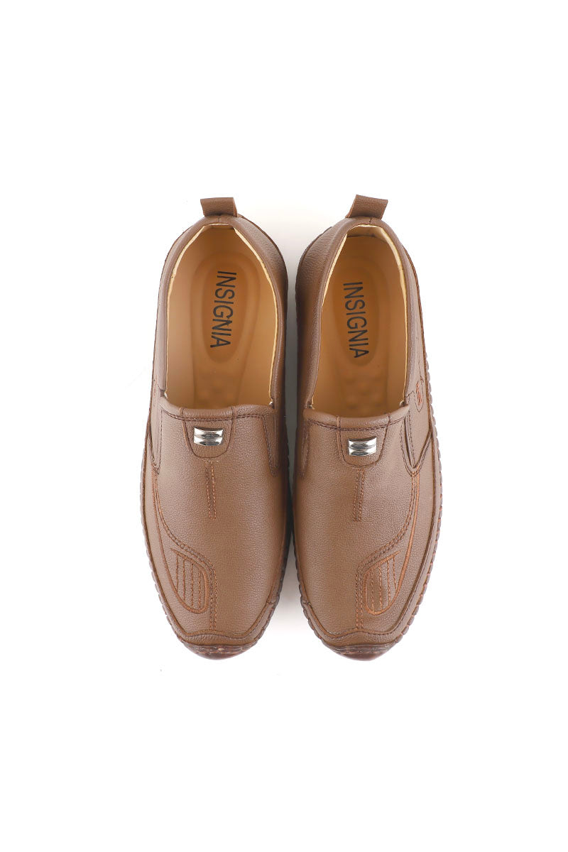 Men Casual Shoe/Moccs M22070-Brown
