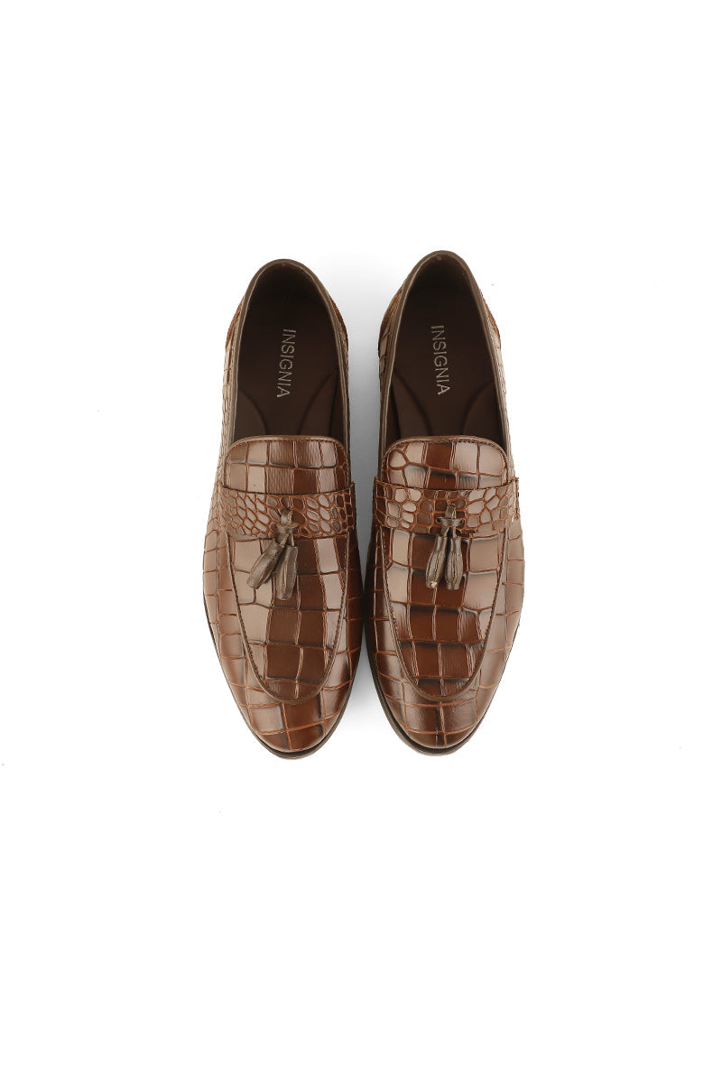Men Formal Loafers M38065-Brown