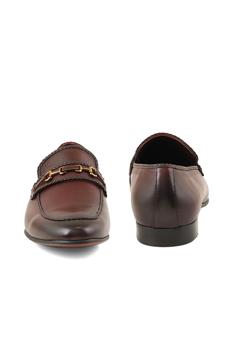 Men Formal Loafers M38090-Maroon