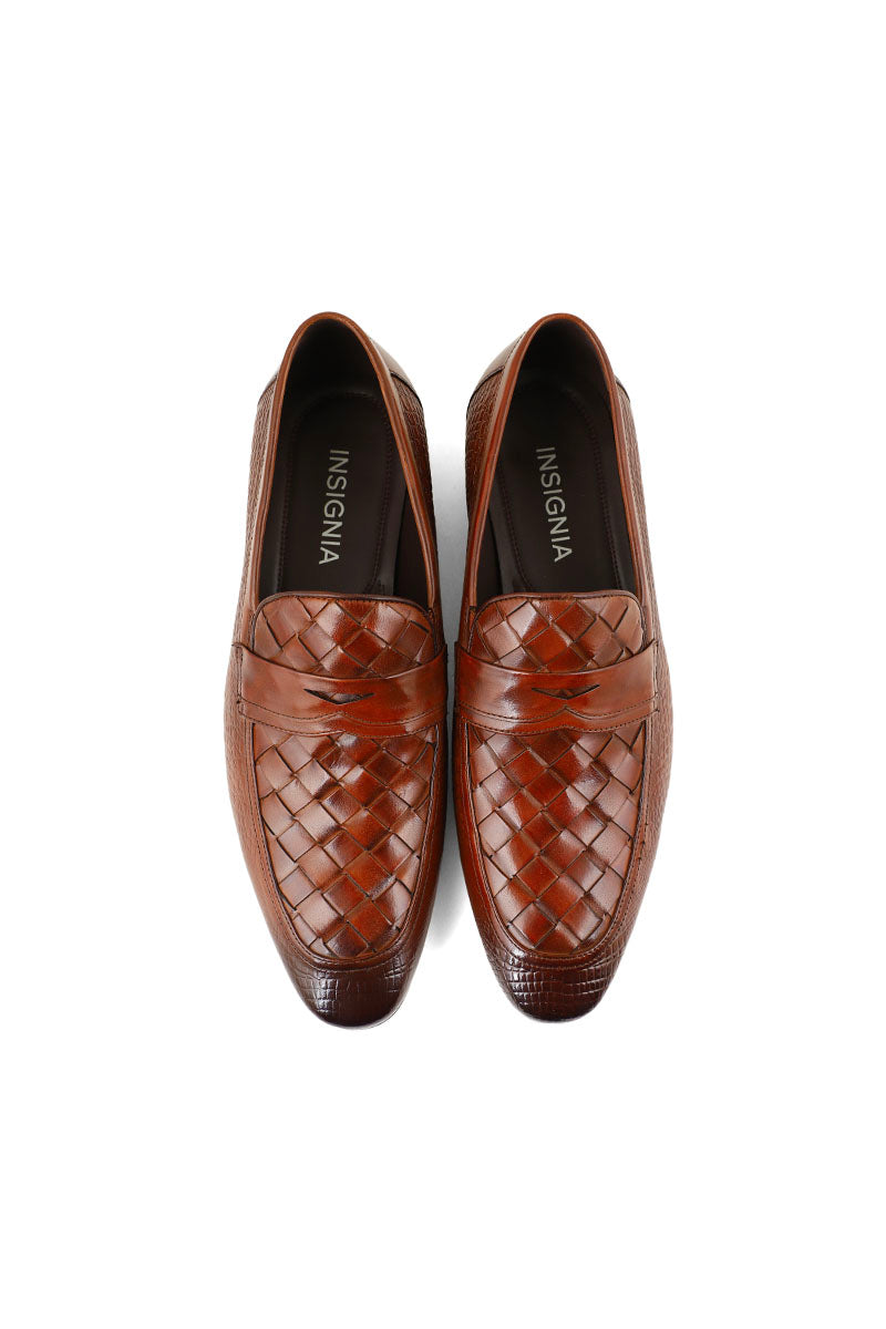 Men Formal Loafers M38093-Brown