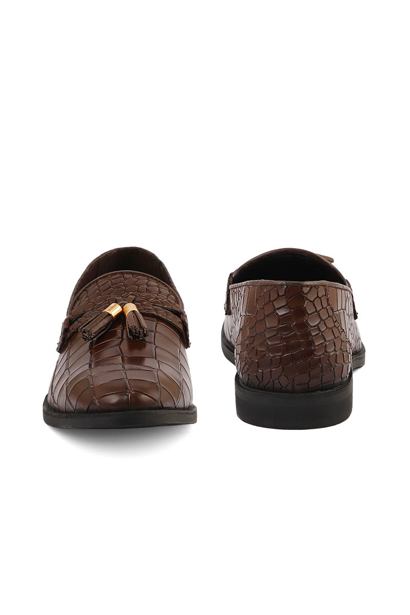 Men Formal Loafers M38095-Brown