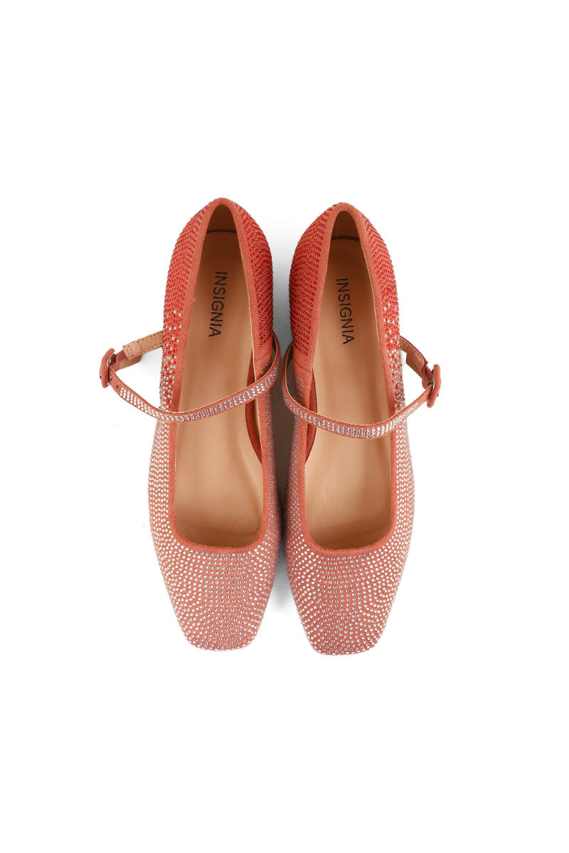 Party Wear Pumps I41427-Peach